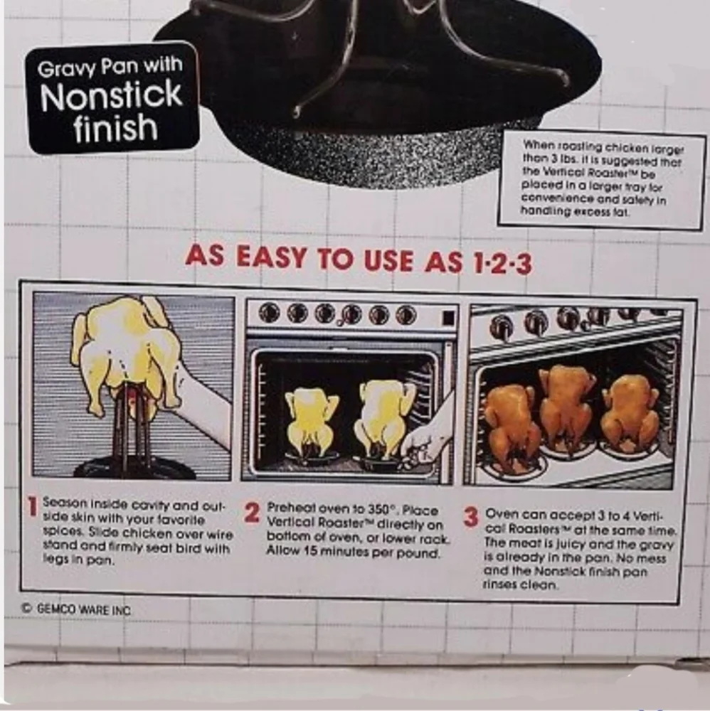 COOKBOOK & CHICKEN VERTICAL COOKER